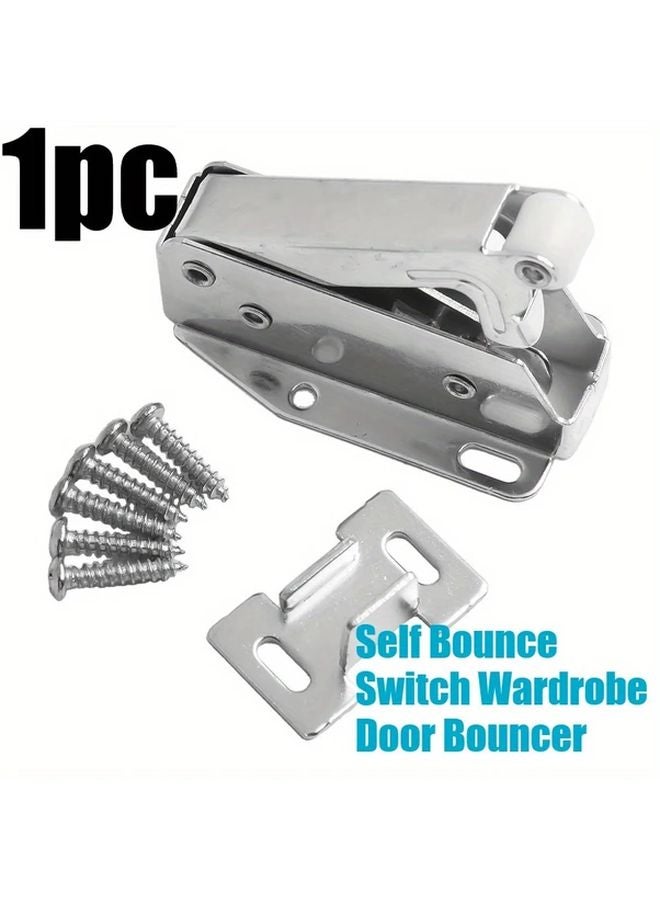 1pc Heavy Duty Auto Spring Door Catch Self Closing Mechanism Cabinet Wardrobe Closer - Image 2