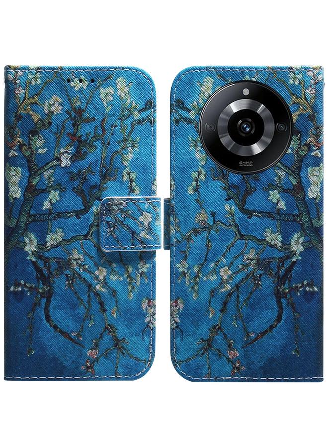 اس-توب جراب هاتف Realme 11 5G/Narzo 60 (النسخة الهندية) جراب هاتف جلدي قابل للطي برسومات ملونة - Image 1