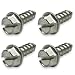 BCP Fasteners 4 Pack Stainless Steel License Plate Screws BCP253 - Image 2