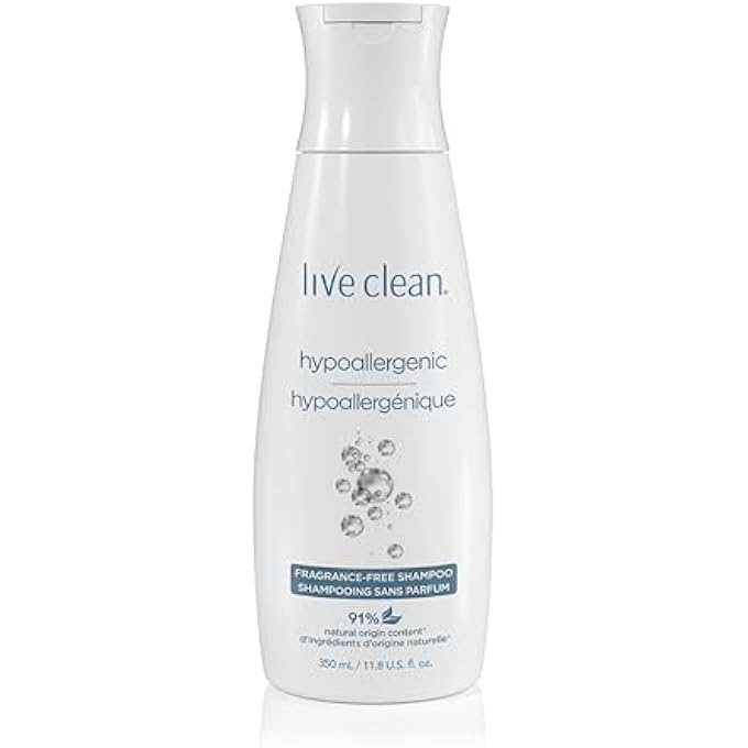Live Clean Sensitive Hypoallergenic Shampoo 350ml/12 fl.oz