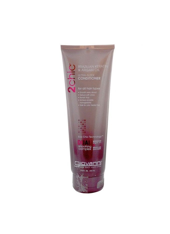جيوفاني 2شيك - جيوفاني 2Chic Keratin & Argan بلسم فائق النعومة 8.5 أونصة - Image 1