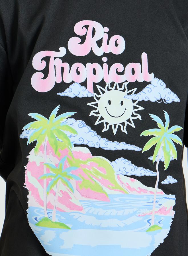 Styli Teen Girls Graphic Print Oversized T-Shirt - Image 4