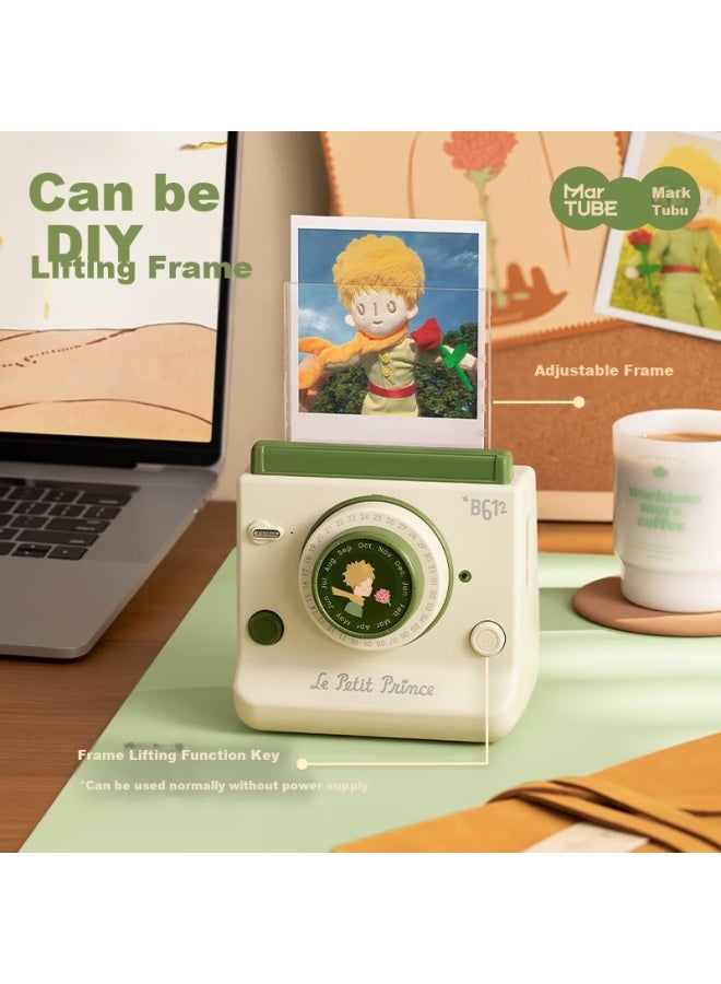 Little Prince Perpetual Calendar Instant Camera Speaker Gift For Girls Birthday Gift Green Birthday Gift Bag Version - Image 1