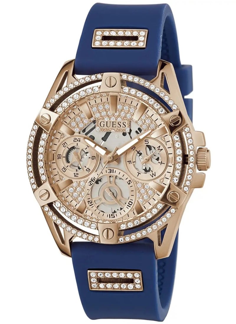 Women’s Blue Rose Gold Tone Multi-Function Silicone Watch GW0536L5 - 40mm - pzsku/ZFBF501F0E0E32FE89EC1Z/45/_/1741518962/0cb89251-3687-4b68-86fa-ad16ea145b63