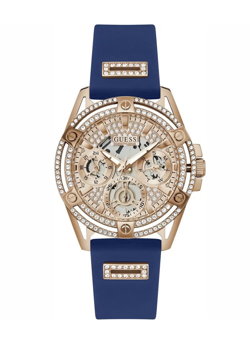 Women’s Blue Rose Gold Tone Multi-Function Silicone Watch GW0536L5 - 40mm - pzsku/ZFBF501F0E0E32FE89EC1Z/45/_/1741518966/c17ab971-486a-43bd-94d8-d117a54ce12c