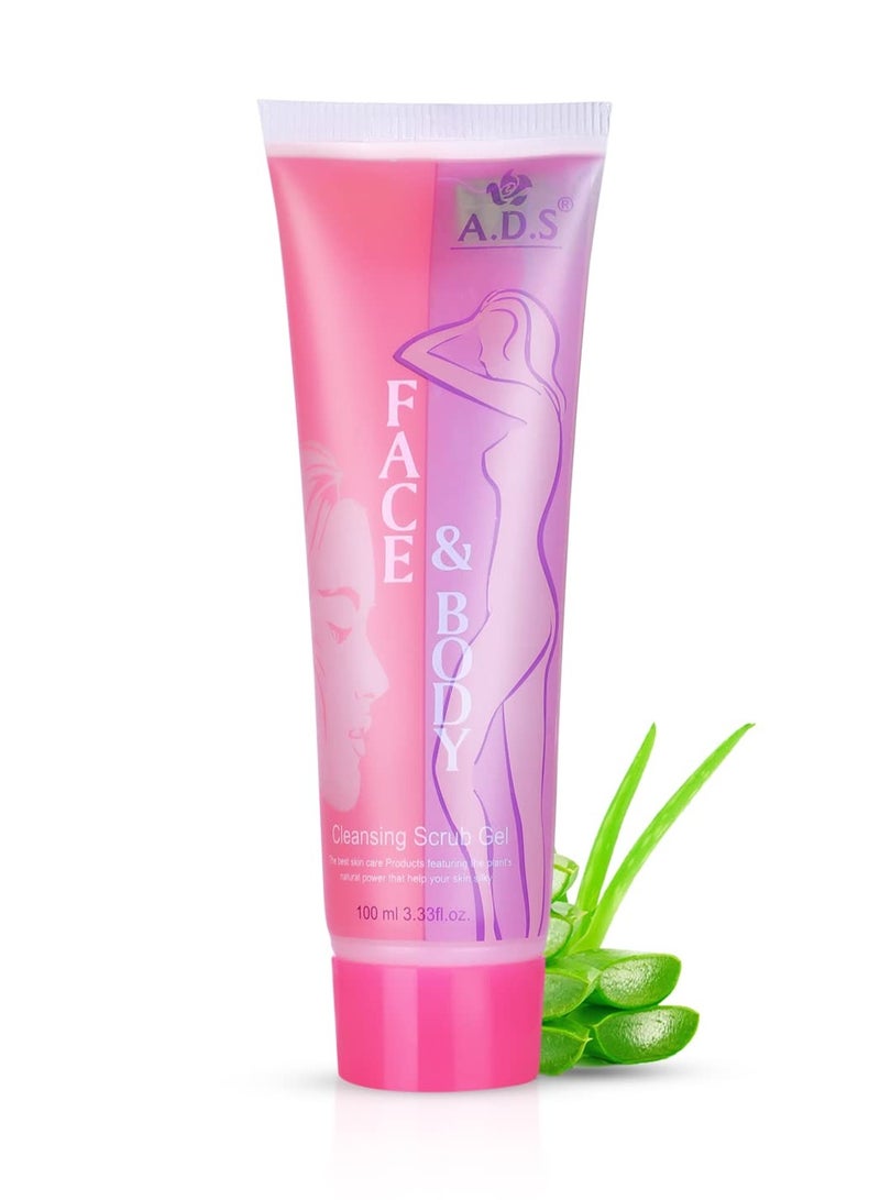 أدبيني جل مقشر لتنظيف الوجه والجسم من أدبيني ألوفيرا 100 مل - Image 1