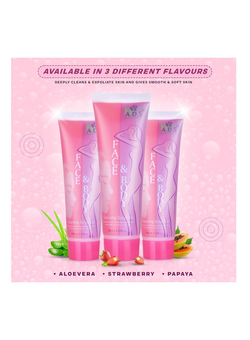 أدبيني جل مقشر لتنظيف الوجه والجسم من أدبيني ألوفيرا 100 مل - Image 4