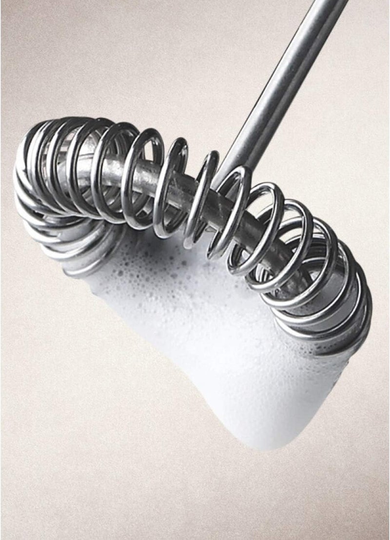 Aerolatte Milk Frother with Counter Stand, The Original Steam-Free Frother, Ivory, Batteries Included - Image 2