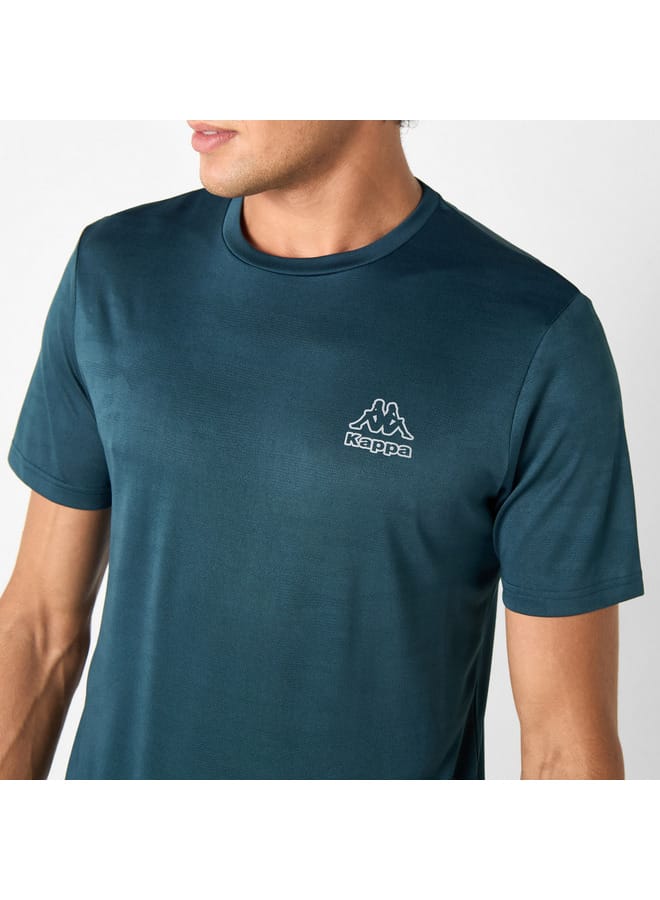 Kappa Kappa Logo Print T-shirt with Crew Neck and Short Sleeves  - Image 4