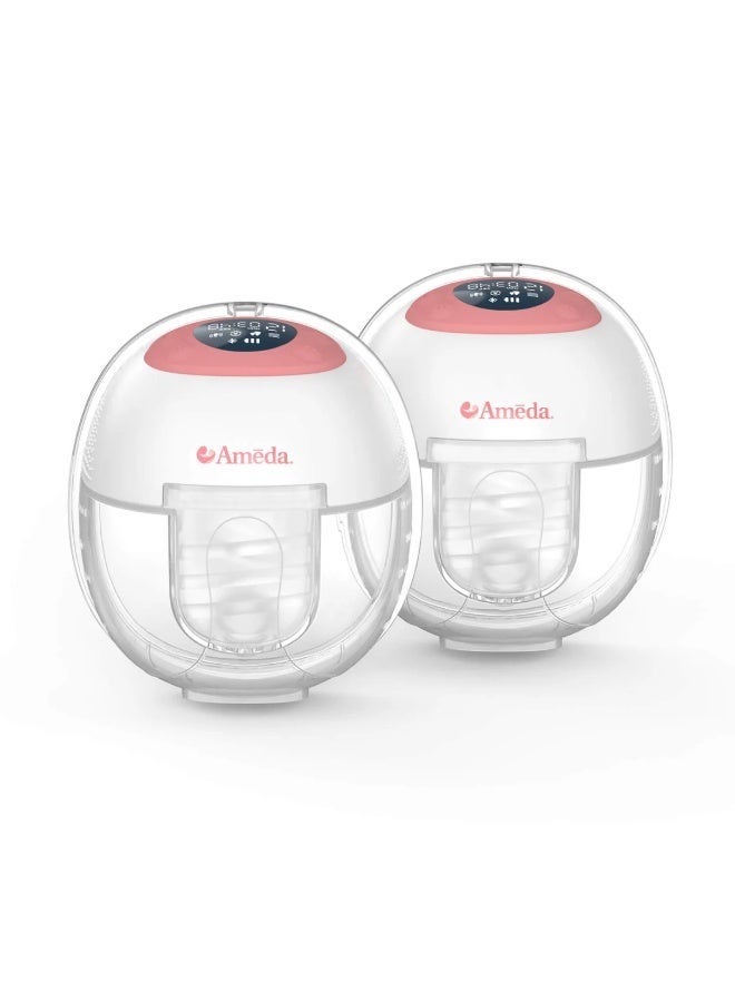 Ameda GLO Wearable Breast Pump | Wearable Breastfeeding Pump | Hands Free, Portable, Electric, Wireless, Hospital Grade | Breast Feeding Essentials | Baby Feeding Essentials - Image 1