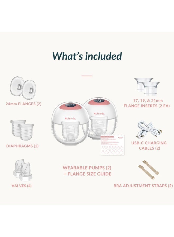 Ameda GLO Wearable Breast Pump | Wearable Breastfeeding Pump | Hands Free, Portable, Electric, Wireless, Hospital Grade | Breast Feeding Essentials | Baby Feeding Essentials - Image 5