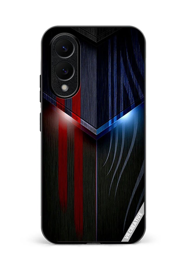 Protective Case Cover For Samsung Galaxy S25 Edge Abstract Design Multicolour