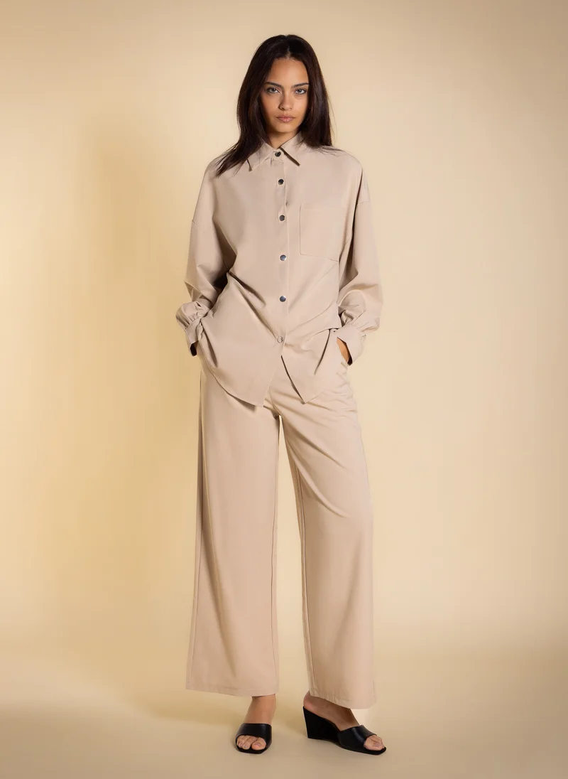 SHAPES FLOWING COMFORT SHIRT SET