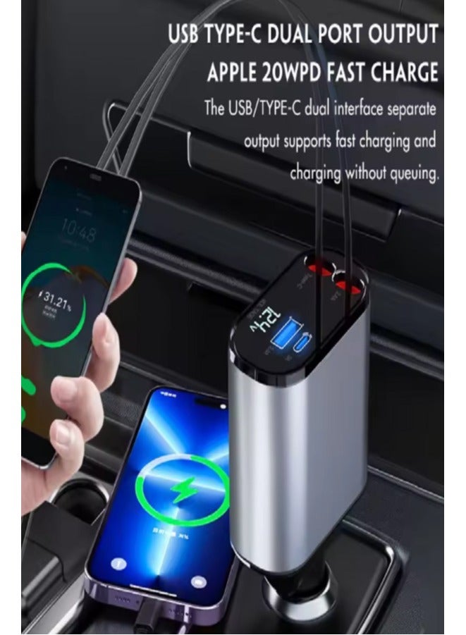 Generic 4 in 1 smart car charger  - Image 3