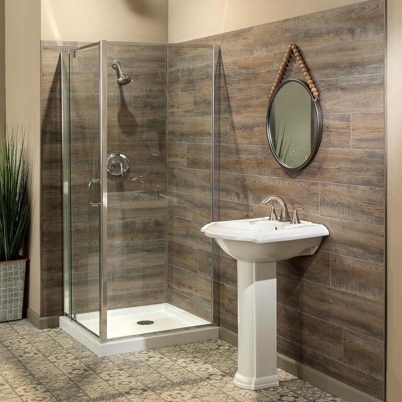 Palisade 47.7 in. x 7.2 in. Interlocking Wall/Backsplash Plank Kit in Natural Oak (4.5x11 in. Sample) - Image 2