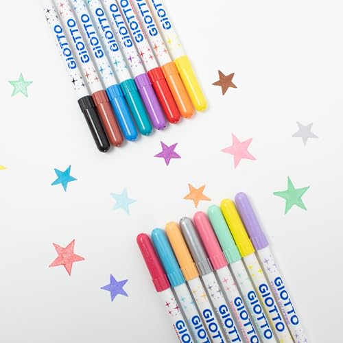 Giotto ROTULADOR GIOTTO C/8 TURBO GLITTER PURPURINA COLORES SURTID - Image 4