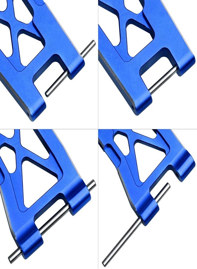 Hobbyfire Aluminum Front & Rear Suspension Arms 4-Pack Upgrades for 1/18 Traxxas LaTrax Teton Desert Prerunner SST, Replace Parts 7630 (Blue) - Image 5