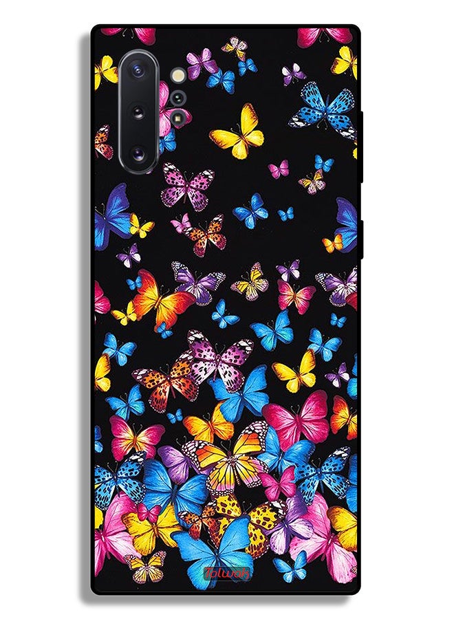Tolwak Samsung Galaxy Note 10 Plus Protective Case Cover Colorful Butterflies - Image 1