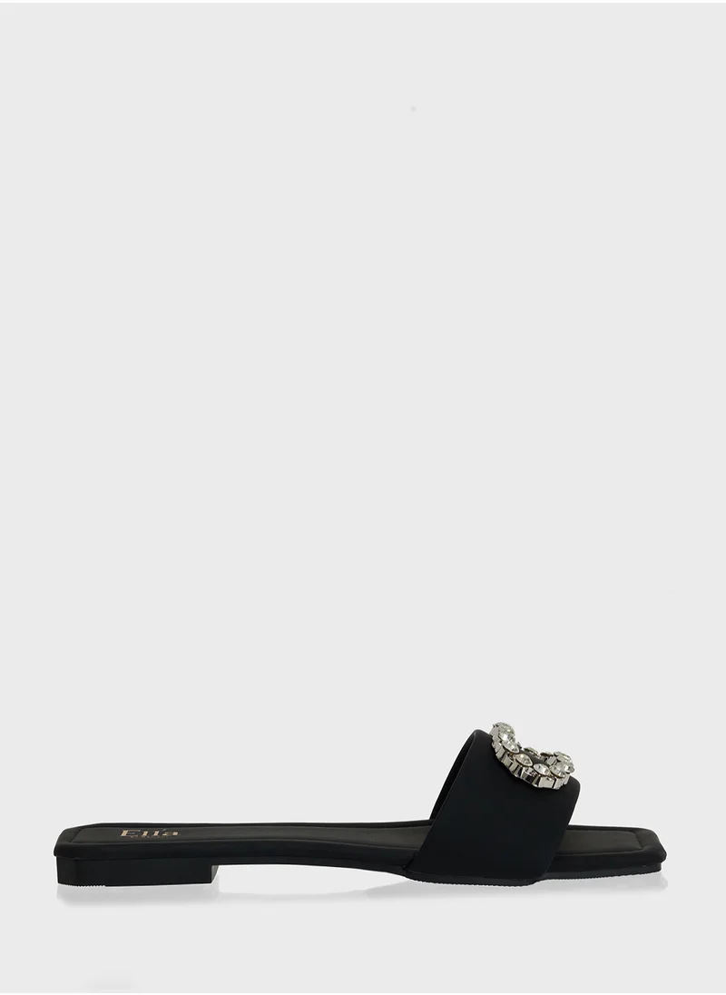 ايلا Diamante Flat Sandal