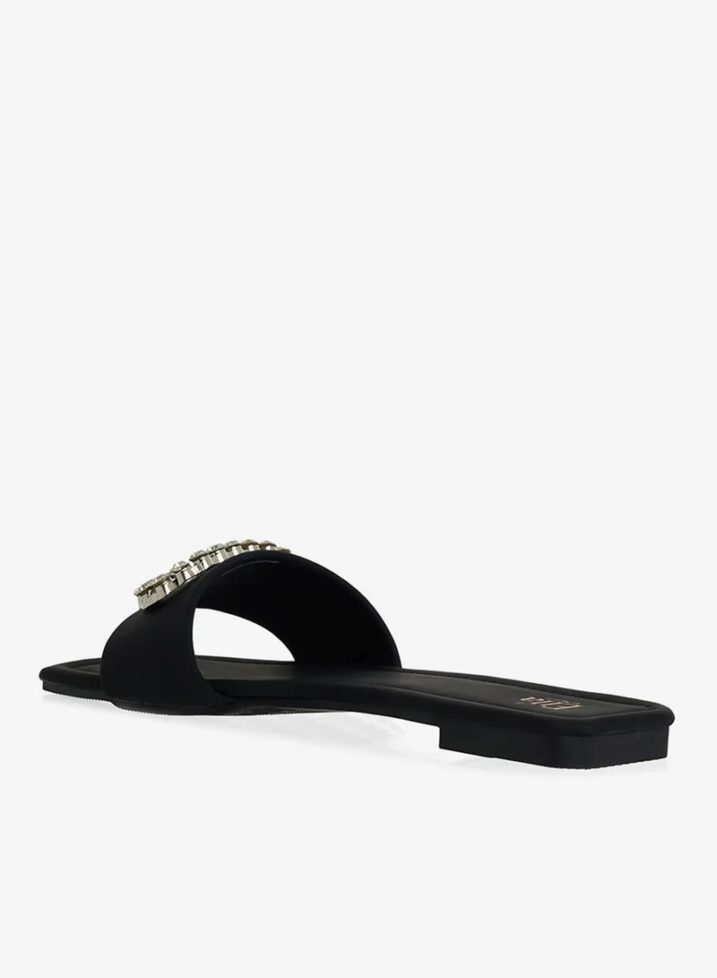 ELLA Diamante Flat Sandal