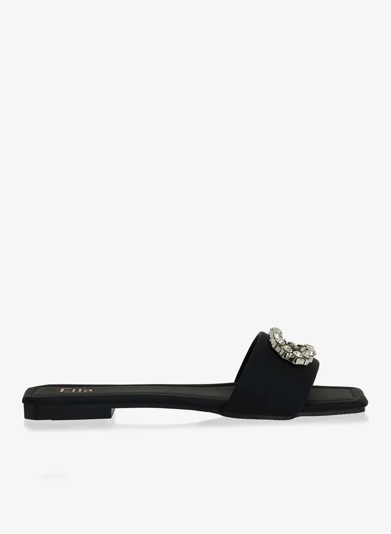 ELLA Diamante Flat Sandal
