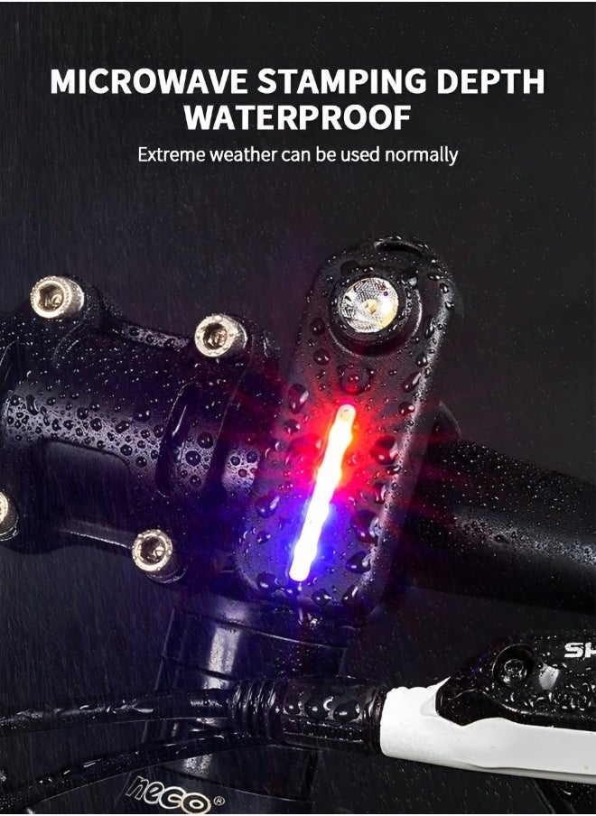 GROIC Bike Tail Light,Ultra Bright Bike Light USB Rechargeable,Type-C Charge and Carry the Pen Clip to Patrol the Safety Warning Light Outdoors,Helmet Lamp,Cycling Supplies  - Image 5
