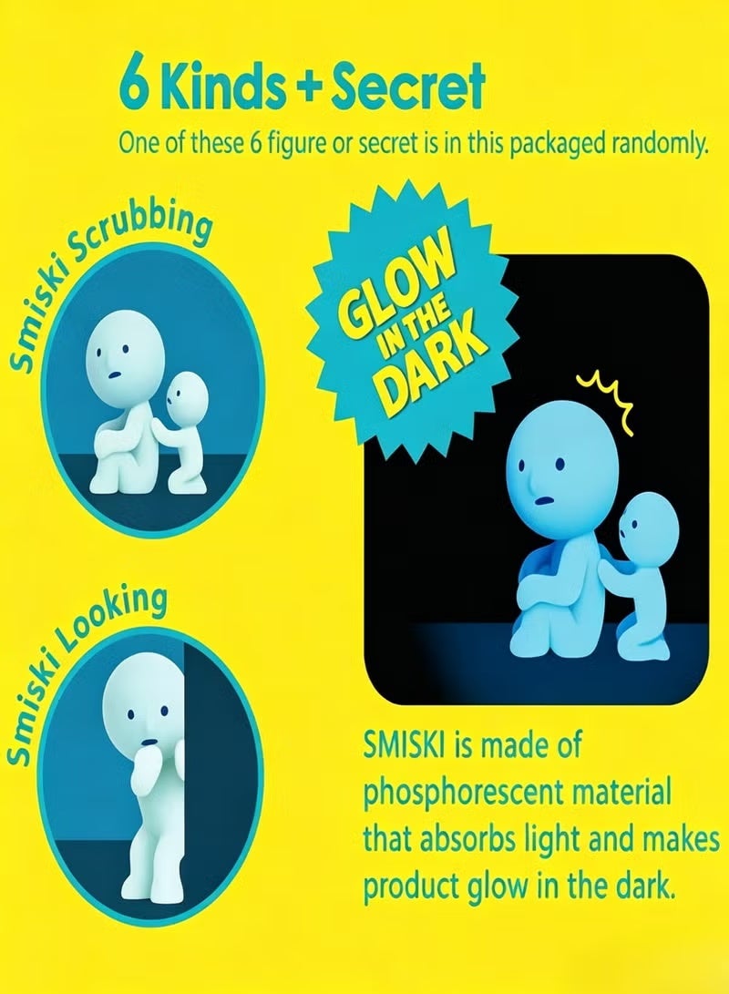 Smiski [1pc - High Quality] Smiski Bath Series Glow-in-the-Dark Creature (Blind Box Edition) - Image 2