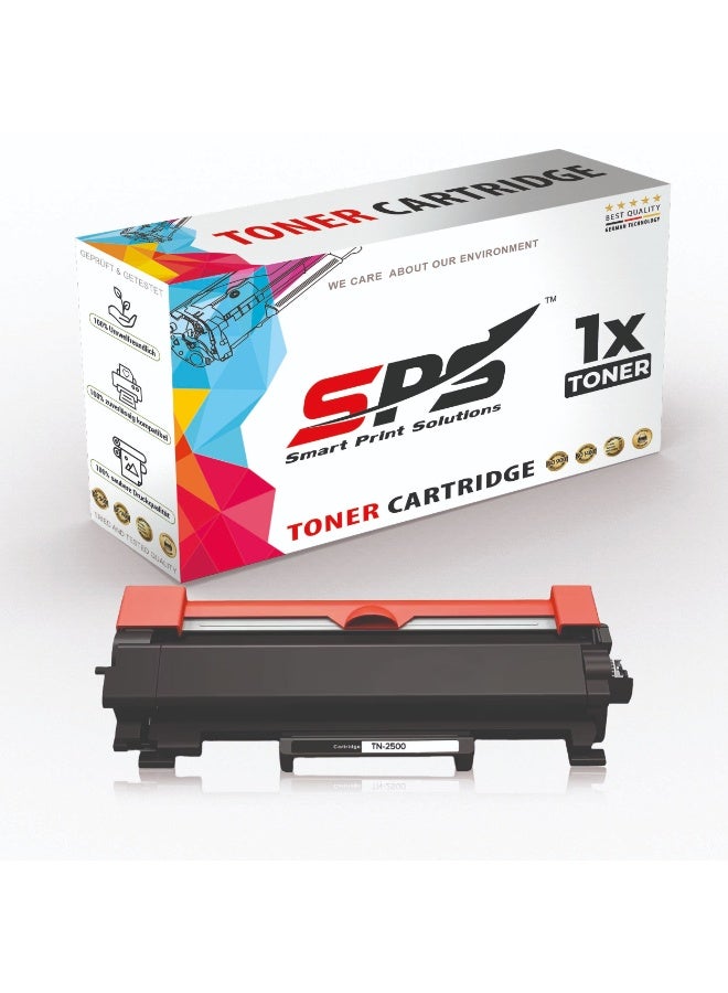 Smart Print Solutions SPS Compatible Toner Cartridges for Brother - TN-2500 | 1x Black | 1200 Pages - Image 1