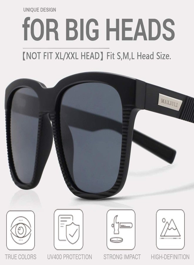 MAXJULI Polarized Sunglfor Big Heads Men Women (not fit xl size) 8023 - Image 4