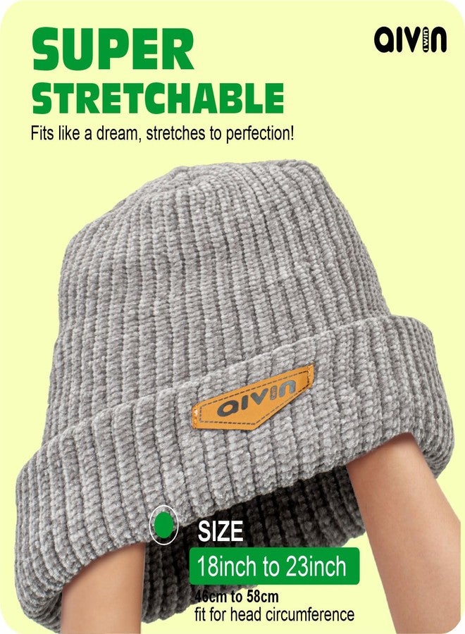 AIVIN Snug Unisex Ribbed Winter Cap, Winter Cap for Men & Women, Beanie Cap, Woolen Cap, Skull Cap, Roll-Up Edge Winter wear - Image 5