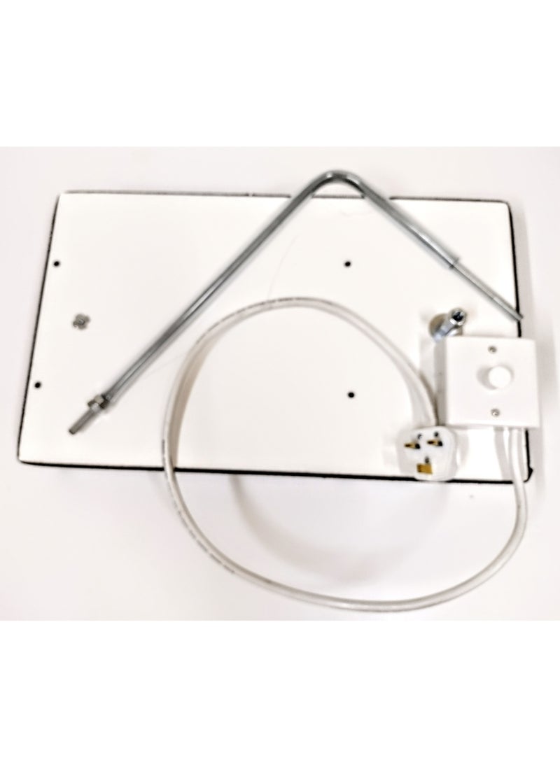 Generic - Styrofoam cutter for light foam and sponge,220 V , fixed on a flat wooden base 50cm*30cm, cutting axis height up to 25cm, removable and installable spiral cutting axis - Image 1