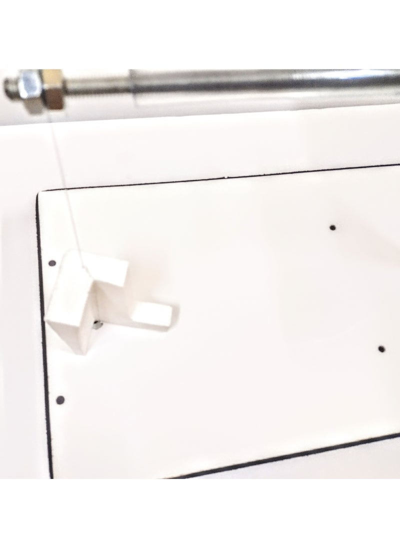 Generic - Styrofoam cutter for light foam and sponge,220 V , fixed on a flat wooden base 50cm*30cm, cutting axis height up to 25cm, removable and installable spiral cutting axis - Image 1