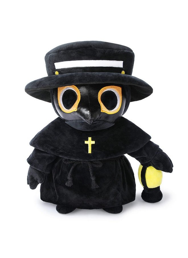 AULUDA Plague Doctor Plush Toy 16 Big Weighted Spook Cute Stuffed Plushie Pillow Doll Soft Large Fluffy Halloween Hugging Cushion Decor Present For Kids And Adults  - Image 1