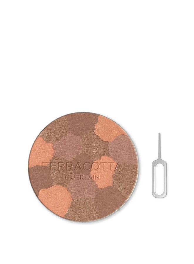 غيرلان بودرة جيرلان تيراكوتا لايت ذا صن كيسد هيلثي جلو القابلة لإعادة التعبئة، لون 05 ديب وارم، 10 جرام - Image 1