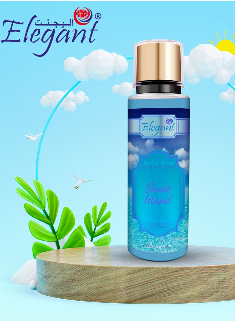 Elegant إليجانت سيكريت آيلاند بخاخ معطر للجسم 250 مل - Image 2