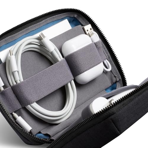 BELLROY حقيبة بيلروي التقنية المدمجة (شاحن، كابلات، فأرة، بنك طاقة، مفاتيح USB، دونجل) - أسود - Image 3
