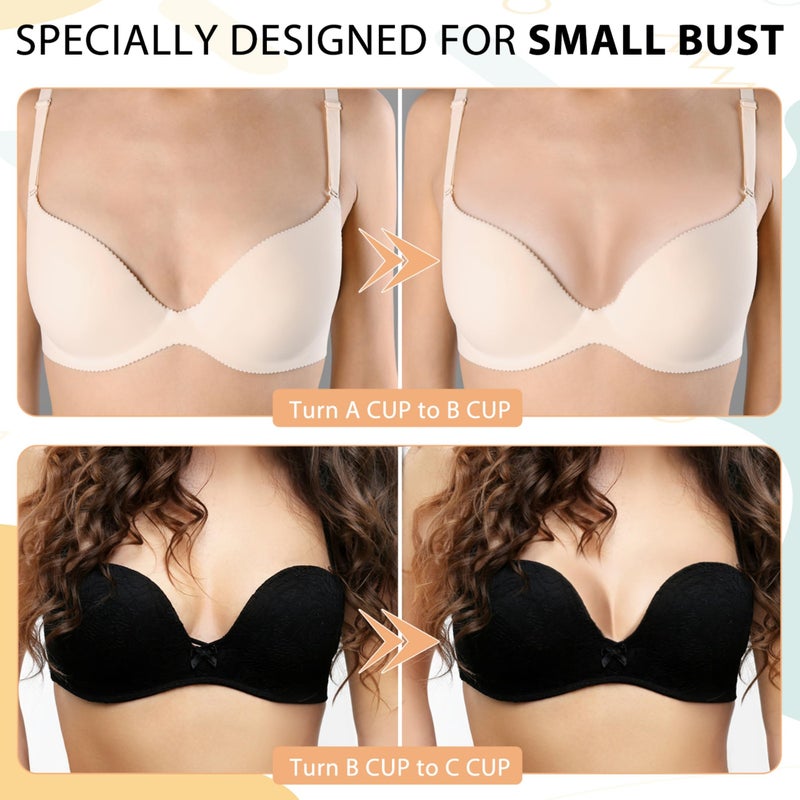 Nimiah Super Thick Push-up Inserts, 2 Pairs Sew in Bra Cups for Dress, Breast Enhancer Add Cleavage Instantly in Swimsuits Sports Tops - Image 5
