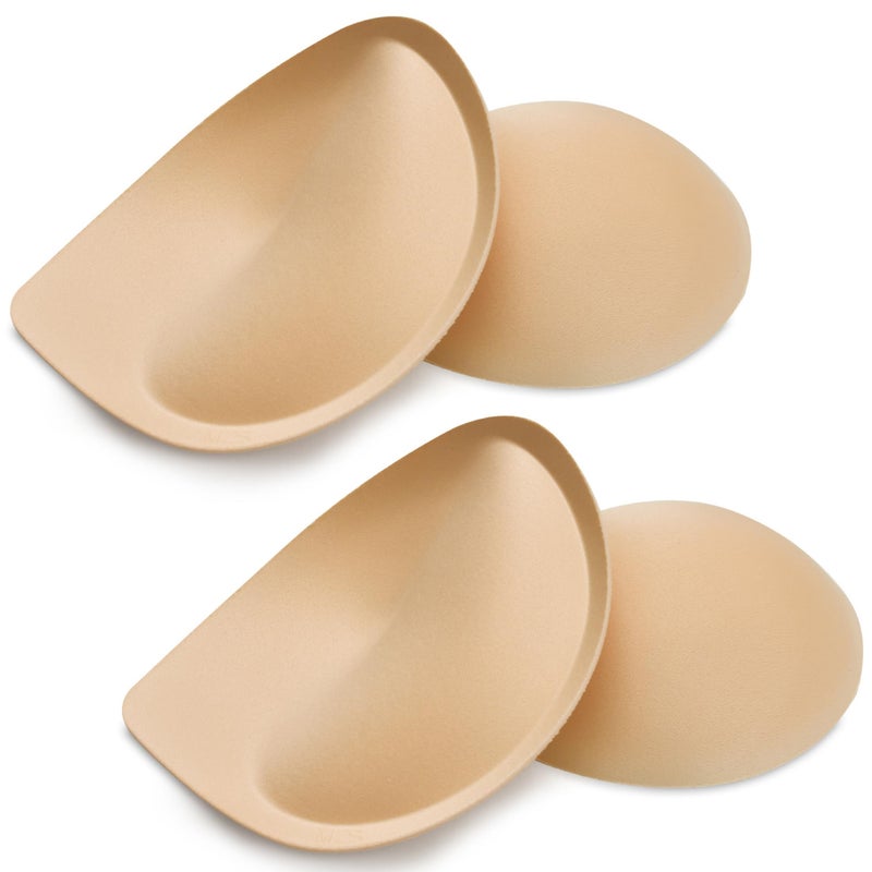 Nimiah Super Thick Push-up Inserts, 2 Pairs Sew in Bra Cups for Dress, Breast Enhancer Add Cleavage Instantly in Swimsuits Sports Tops - Image 1