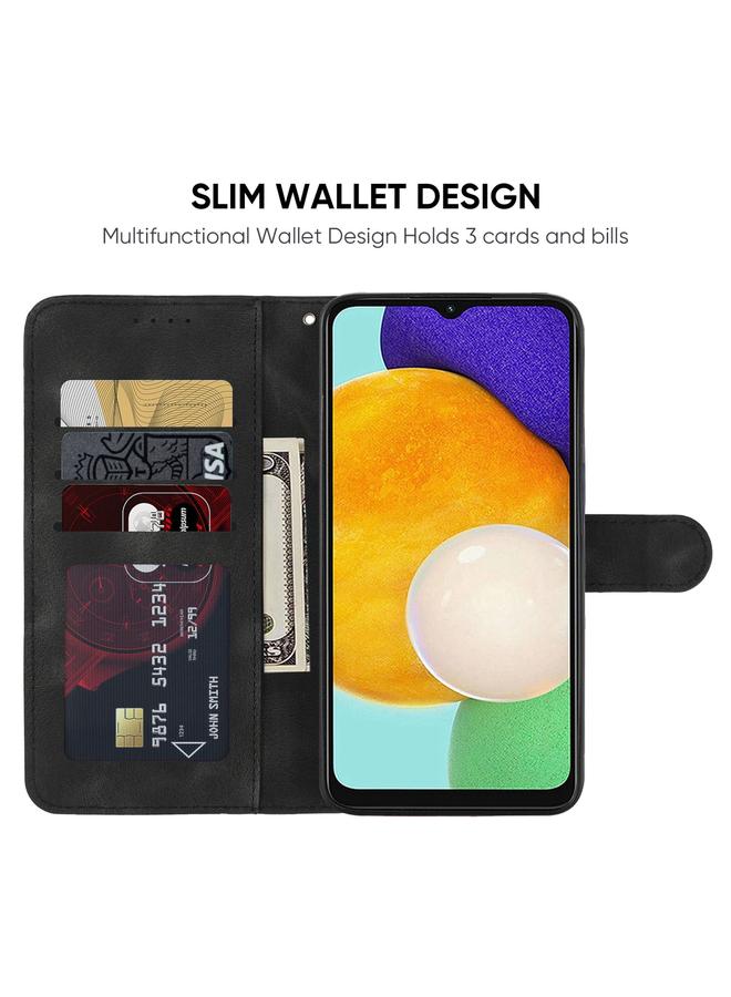 S-TOP Case For Samsung Galaxy A13 5G Skin Feel Geometric Lines Leather Phone Case - Image 3