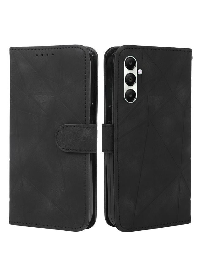 S-TOP Case For Samsung Galaxy A13 5G Skin Feel Geometric Lines Leather Phone Case - Image 2