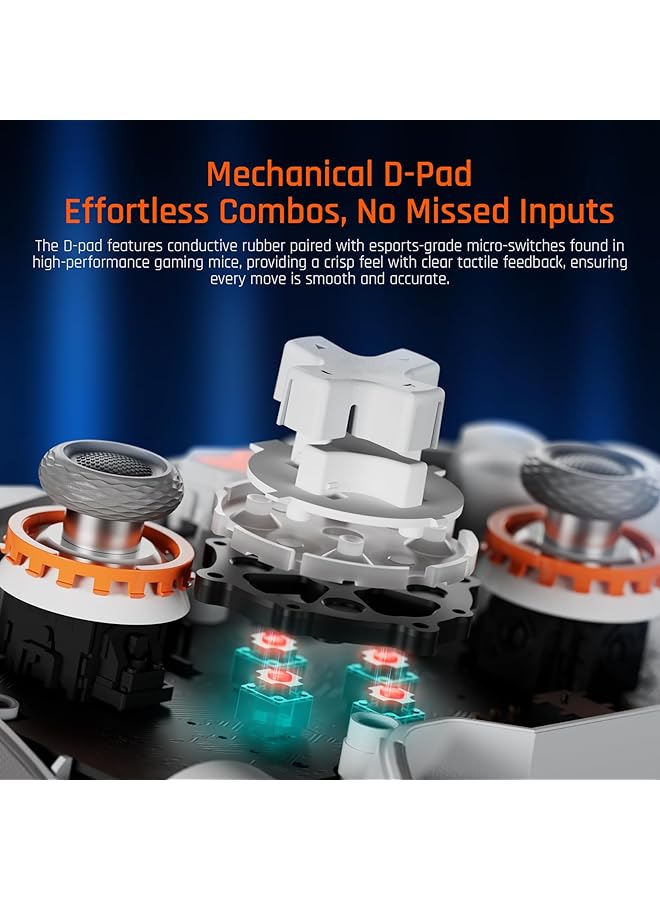 BIGBIG WON Blitz2 Wireless Controller 16 Fully Mechanical Micro Switch 2000Hz Report Rate Tmr Electromagnetic Joysticks Pc Controller For Pc/Switch/Ios/Android [Windows] - Image 5