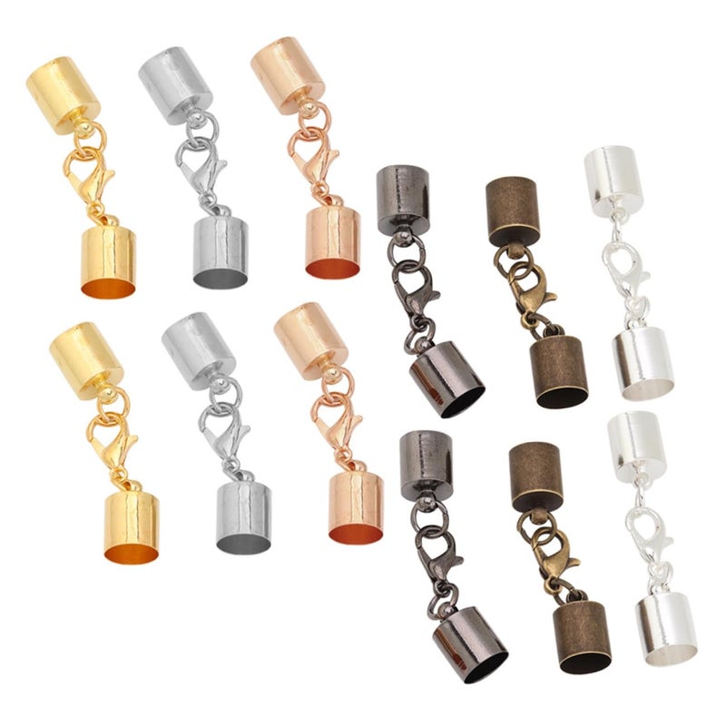 60 Pcs Mixed Colors Lobster Claw Clasps For DIY Jewelry Making Keychains Bracelets Necklaces - Image 2