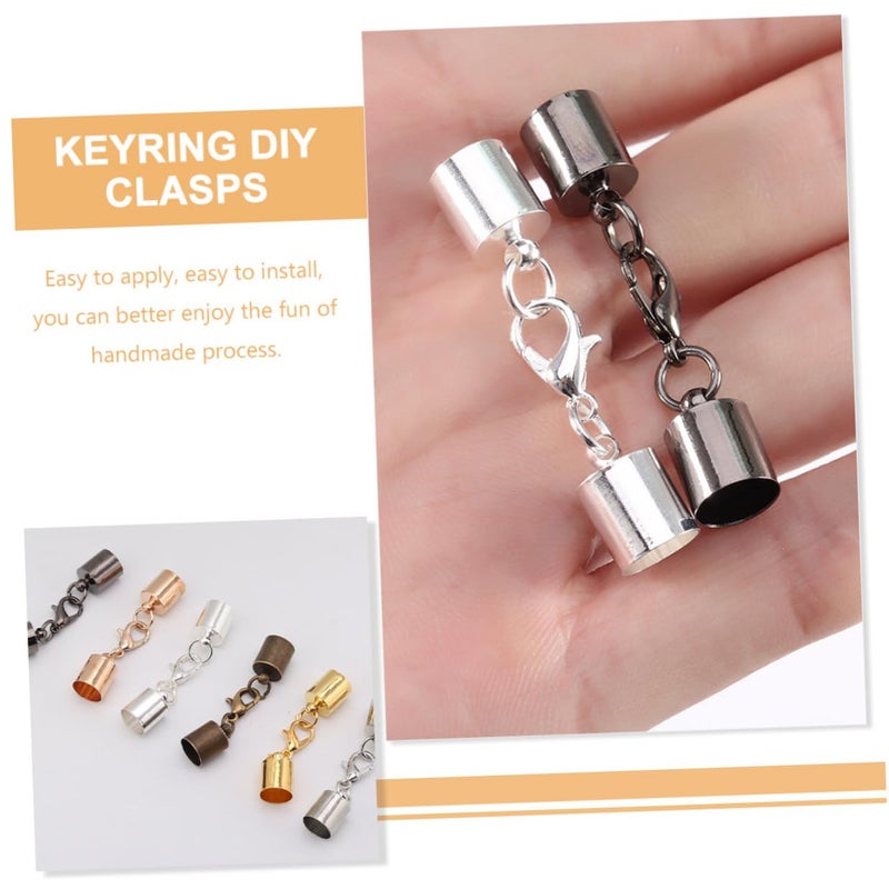 60 Pcs Mixed Colors Lobster Claw Clasps For DIY Jewelry Making Keychains Bracelets Necklaces - Image 5
