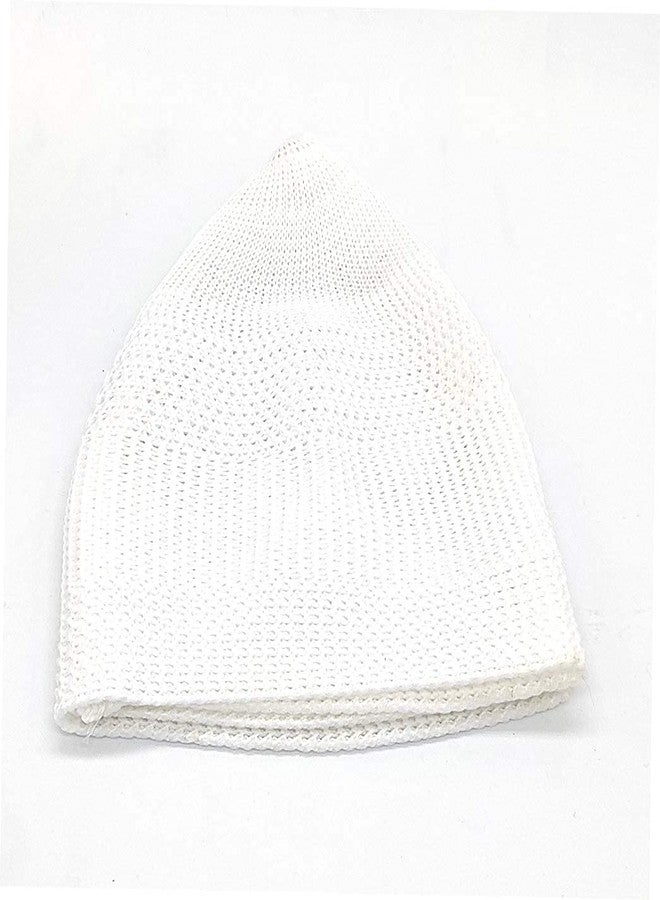 santarms قبعة سانترامز الإسلامية للصلاة للرجال أو الأولاد (6 قبعات) بيضاء - Image 5