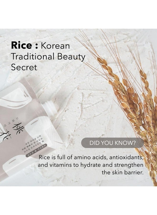 House of Dohwa, Rice Korean Face Mask l Wash Off Face Mask Skin Care Produced from Domestically Harvested Ingredients, Hydrating & Soothing l 3.38 fl. Oz - Image 3