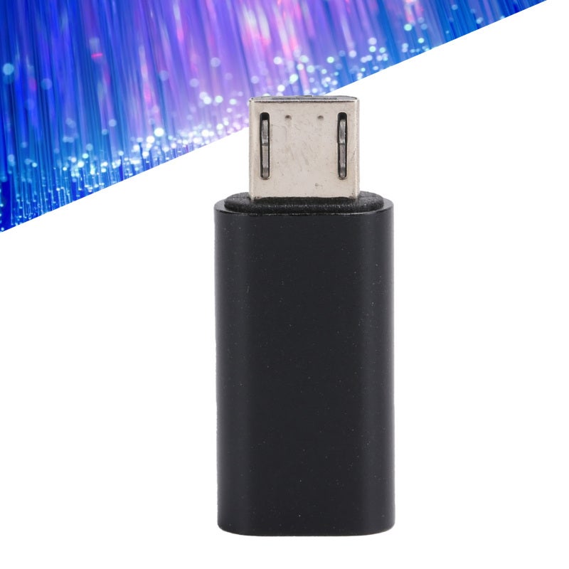 محول Type-C: سبائك الألومنيوم السوداء، نقل بسرعة عالية 480 ميجابت في الثانية - محول USB مع موصلات مطليّة بالنكل تم اختبارها بغرض التشغيل السريع لنقل البيانات بأكثر من 3000 عملية توصيل - Image 3