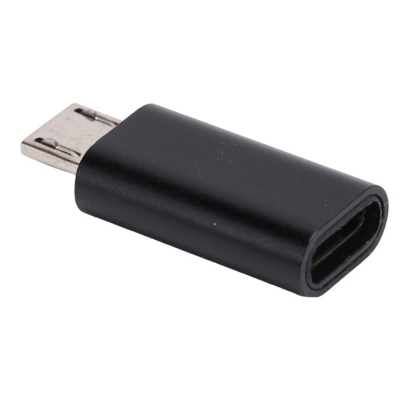 محول Type-C: سبائك الألومنيوم السوداء، نقل بسرعة عالية 480 ميجابت في الثانية - محول USB مع موصلات مطليّة بالنكل تم اختبارها بغرض التشغيل السريع لنقل البيانات بأكثر من 3000 عملية توصيل - Image 2