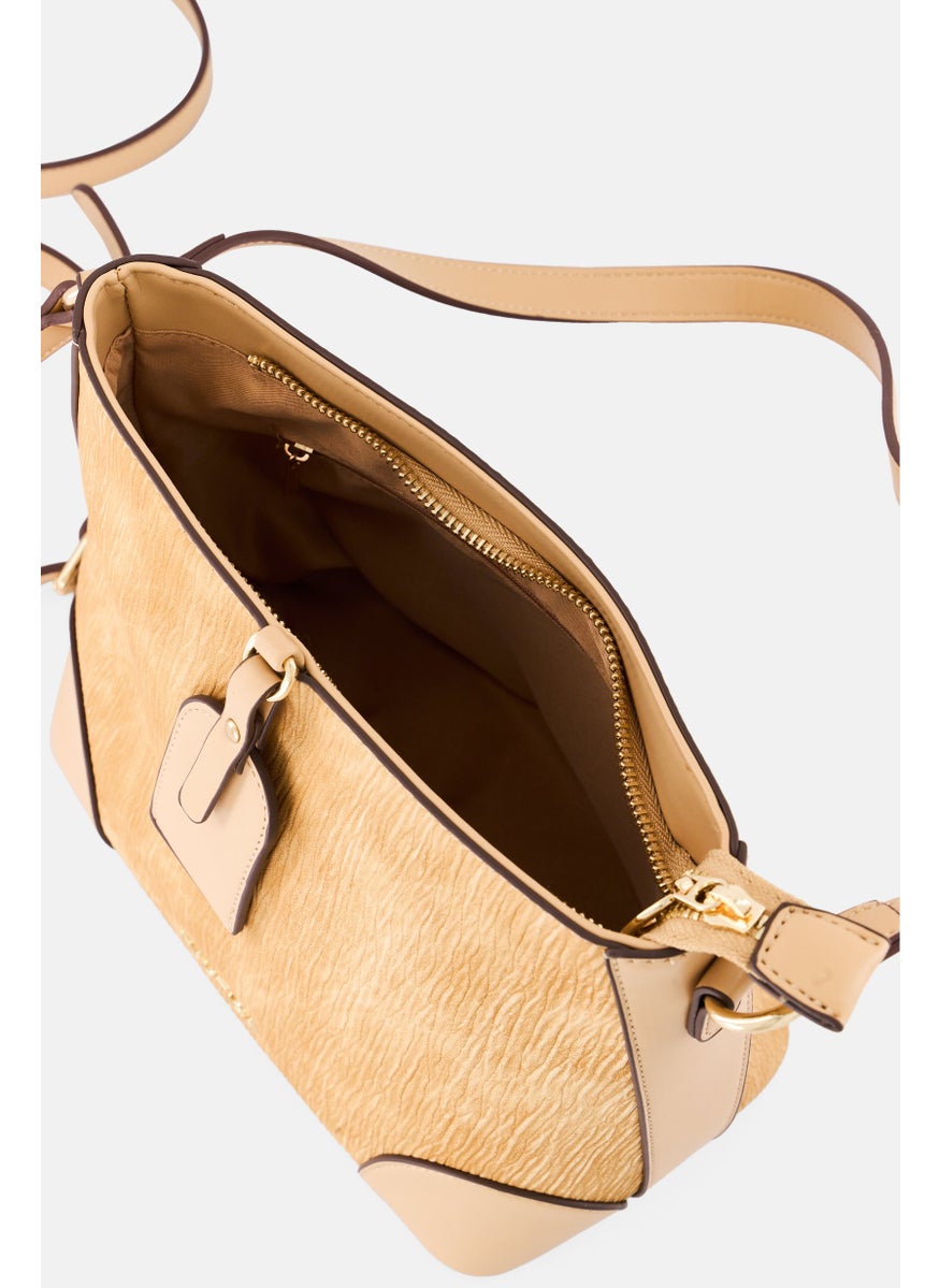NAUTICA Women Brand Logo Cross Body Bag, Brown  - Image 3