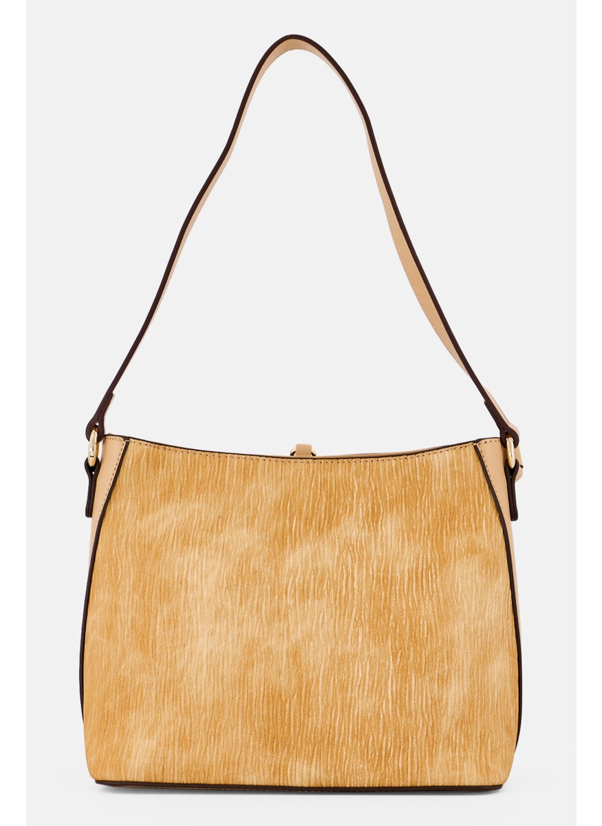 NAUTICA Women Brand Logo Cross Body Bag, Brown  - Image 4