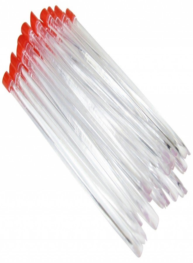 Jaylie 7" Plastic Cuticle Pusher 24 Pack Hard Plastic Tips (Not Rubber)